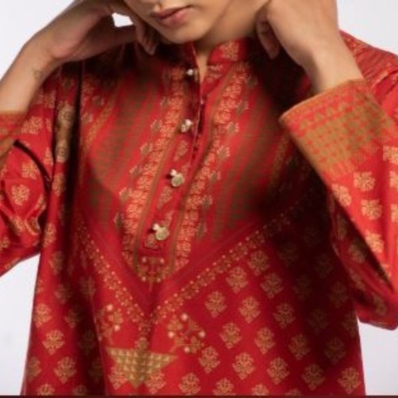 KHAADI Kurti with KHAADI Duppatta (Inidan & Pakistani Eastern wear) - Picture 2 of 5